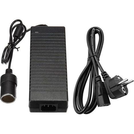 220-V-auf-12-V-Wechselrichter (120 W) – 10-A-Netzteil für elektrische Geräte – 1 m Kabel – 5,5/2,1-mm-Stecker (1/5)