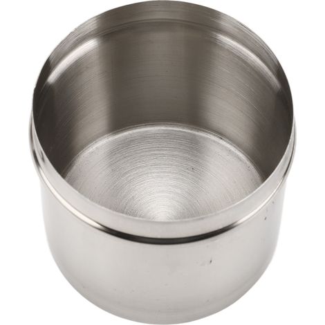 Boîte de Rangement Stérile en Acier Inox 8 cm pour Matériel Dentaire et Accessoires Beauté (1/5)