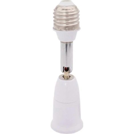 Rallonge de douille E26/E27 vers E26/E27, douille d'ampoule flexible à 180° (1/5)