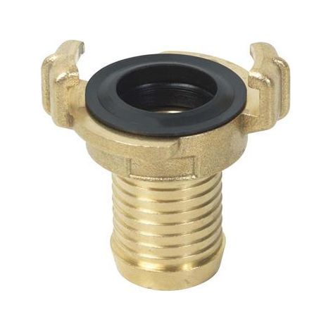 Raccord rapide laiton cannelé 19 mm – Conçu pour systèmes d'arrosage – Connexion rapide et efficace entre tuyaux
