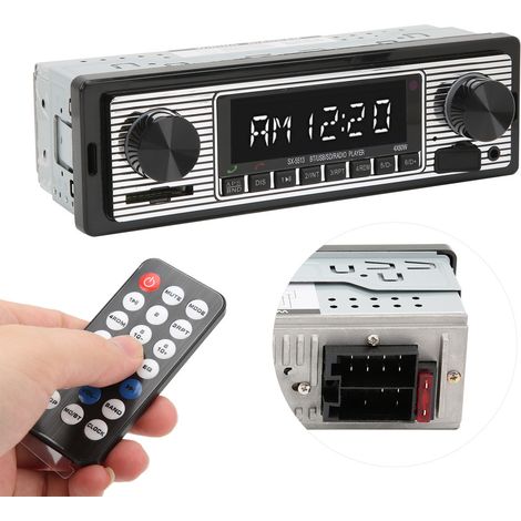 Autoradio multimédia avec télécommande universelle, 92 dB, 4 ohms, 150-20 000 Hz, 110 % de la bande passante. (1/5)