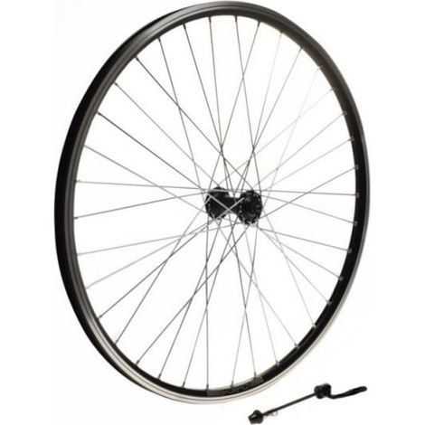 Roue avant double, 26 pouces, à démontage rapide, Skorpion, couleur noire (1/2)