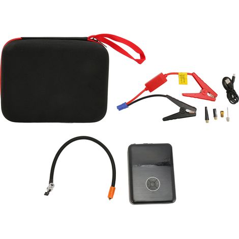 Démarreur de batterie 2000A 12V Lithium Portable Booster Pack avec Charge Rapide 3.0 et Lampe LED (1/5)