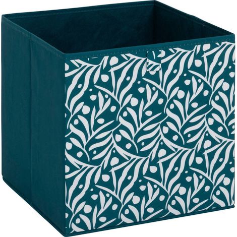 Scatola portaoggetti mix n modul motivo olivia blu 31x31cm - 5five (1/3)