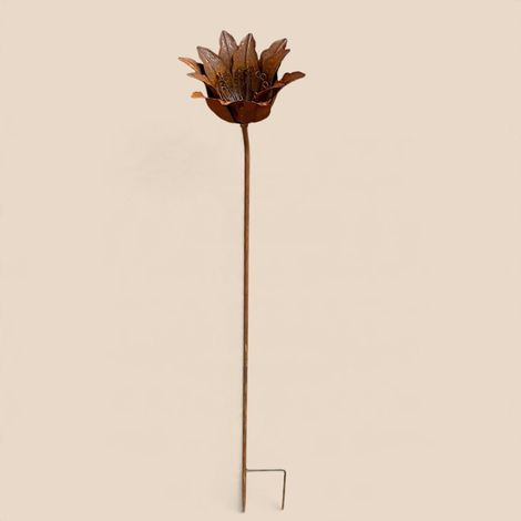 Tuteur jardin fleur ouverte 20x14x90cm (1/5)