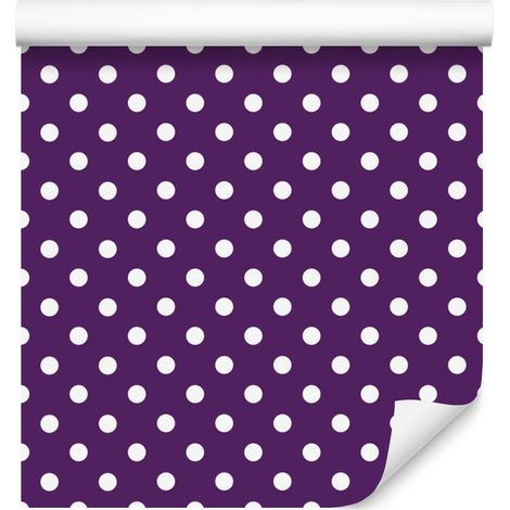 Papel pintado Plum Dots para salón y dormitorio, 50x1000 cm (1/5)