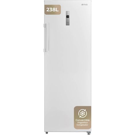 Congelador Vertical EVVO ICE 238L - Clase Energética E, Super Congelación y Bajo Consumo (1/5)