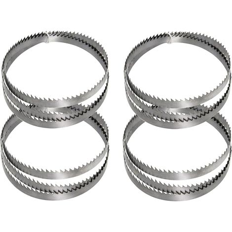 Set of 4 Band Saw Blades 1400 x 8 x 0.5 mm, 6 Teeth/25 mm (1/5)