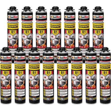 IsolBau Feuerfester Schaum B1 Brandschutzschaum 15 x 750 ml (1/5)
