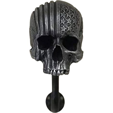 Support de Casque - Crochet Mural en Acier - Charge Maximale 5 kg - Pour Casque de Moto, Casquette, Chapeau, Perruque - Fixation Murale avec 4 Vis - S (1/5)