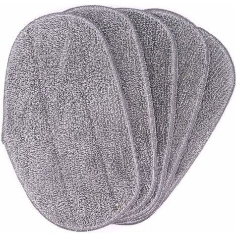 Pack of 5 replacement microfiber pads for Leifheit CleanTenso steam cleaner (1/5)