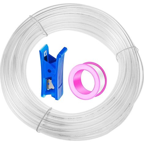 20 Meter Tuyau Pneumatique Polyuréthane PU Air Kit 4mm OD x 2.5mm ID Tuyau Air Comprimé Peut Etre Utilisé pour Les Compresseur Outils Pneumatiques (1/5)