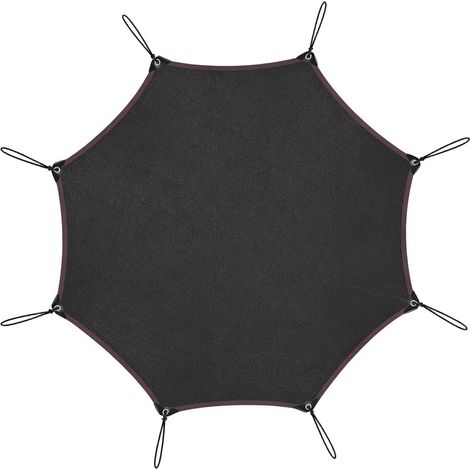 Toile d'ombrage multi-usages, auvent robuste, protection contre les intempéries pour pelouse, fixation sécurisée pour parc, protection pour trampoline x1, accessoire de terrasse pour loisirs familiaux