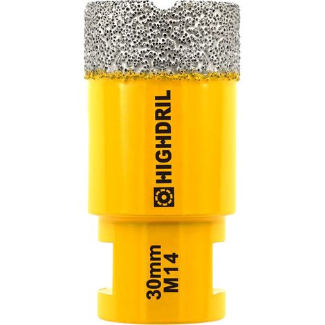 Foret Diamanté - 30MM M14 Scie Cloche Diamantée pour Porcelaine Carrelage Céramique Marbre Granit Quartz Pierre Maçonnerie Trépan Diamant Foret (1/5)