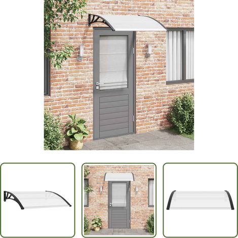 Polycarbonat Dach -  Türvordach 120×100 cm PC (1/5)