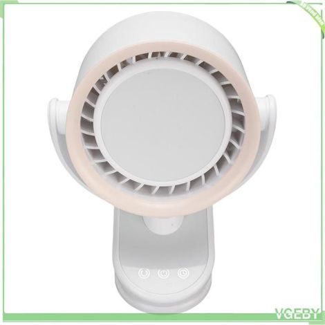 Ventilateur de bureau inclinable - FAFEICY - Violet - 100 vitesses - USB - Silencieux (1/5)