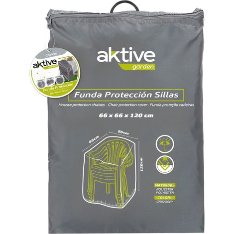 Aktive Funda de protección gris para sillas de jardín (1/5)