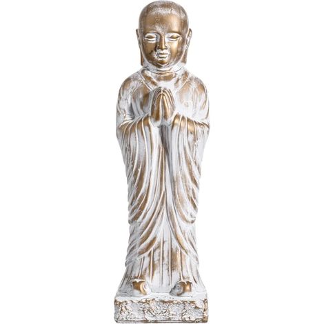 Statue Moine Bouddhiste en prière 45 cm (1/4)