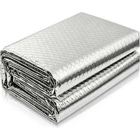 Rouleau isolant thermique aluminium bulle – 120 cm x 3 m – Toits, portes, camping-cars – Velunor (1/5)