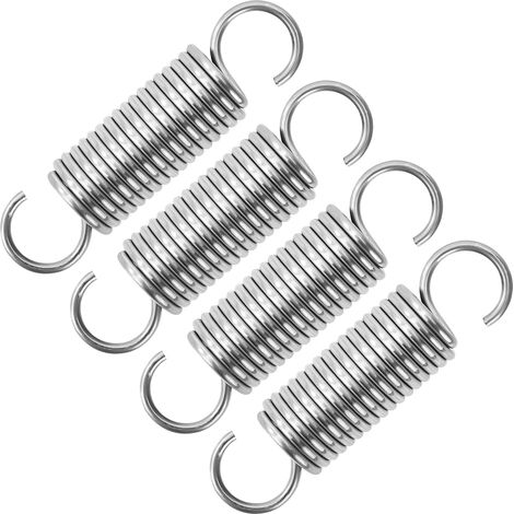 Ressort de Traction 60mm Ressorts de Tension avec Crochets Ressorts en Acier Inoxydable Diamètre du Fil 1,9 mm Diamètre Extérieur 16mm Force 7,20KG 4 Pièces (1/5)