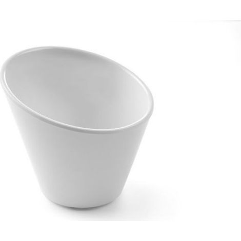 Bol Incliné - 110 x 110 x H100 mm - Pour Préparation Culinaires Professionnelles - Lot de 1 (1/2)