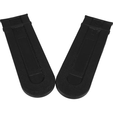 Housse de Guide-chaîne de Tronçonneuse 14 Pouces 2 Pièces PE Noir Protection pour Chaîne et Barre, Installation Facile, Rangement et Transport, Accessoire (1/5)