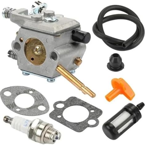 Carbu Carburateur Carburateur Pour Stihl FS48 FS52 Pour FS66 FS81 FS106 BR400 Tondeuse WT-45 Carb Carburateur débroussailleuse (1/5)