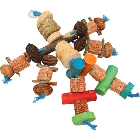 Jouets à mâcher pour perroquets : sains, sûrs et intéressants, en forme d'épis de maïs, pour cacatoès, perruches et autres oiseaux. (1/5)