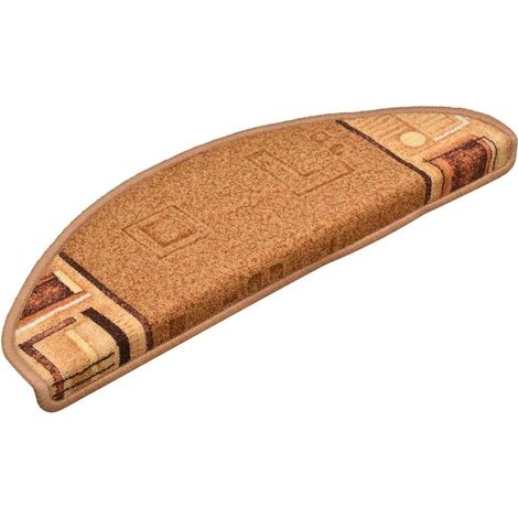 Tapis d'escalier autoadhésifs 5 pcs,Paillasson d'escalier 65x21x4 cm Beige CFW310778 (1/5)