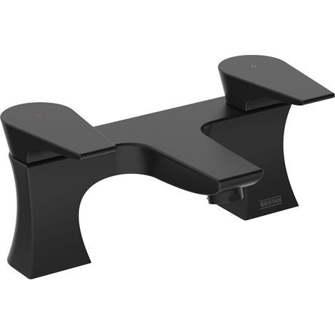 Bristan HOU BF BLK Hourglass Bath Filler Mixer Tap Black (1/5)