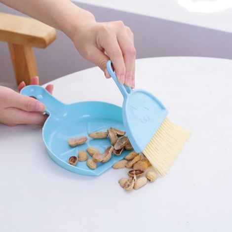 Mini Pelle et Balai, Pelle et Balai en Plastique, Balai de Nettoyage Multifonction avec Trous de Suspension. (1/2)