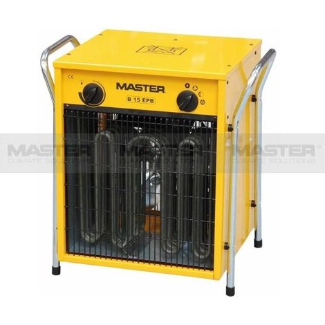 Radiateur soufflant Master Climate Solutions B 15 EPB 15000 W jaune/noir (1/2)