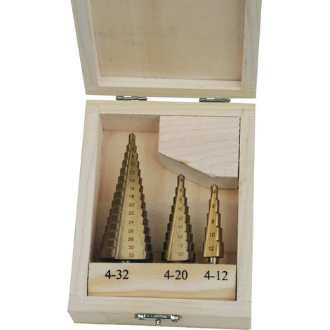 Brüder Mannesmann M54603  Stufenbohrer-Set 3teilig      1 St. (1/2)