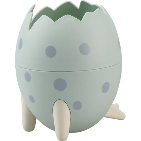 Boîte de Rangement d'oeufs de Dinosaure boîte de Rangement de Bureau de Dessin animé créatif Organisateur de Stockage de Brosse de Maquillage Multifonctionnel Porte-Stylo(vert) (1/5)