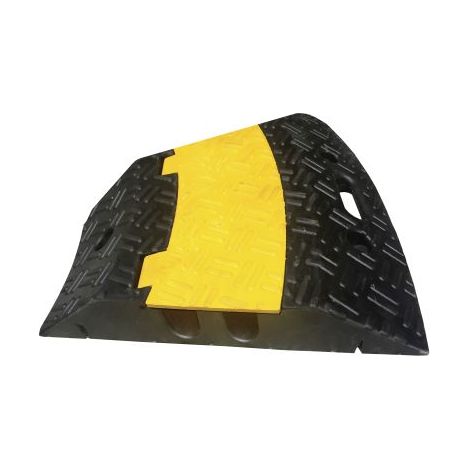 Protège câble RS PRO, Ø interne: 35mm, Caoutchouc Noir/Jaune ( Prix pour 1 )