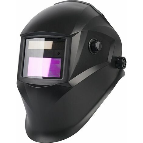 1 Masque de soudage automatique, champ de vision large, teinte DIN 9-13, 2 capteurs, 5 lentilles, pour MIG/MAG/TIG (1/5)