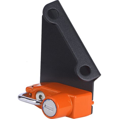 Antivol de casque moto côté gauche compatible avec Yamaha YZF R1m R1s R6 (Orange) (1/5)