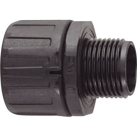 HellermannTyton 166-21005 HG28-S-M25 Raccord de tuyau noir M25 22.80 mm droit 1 pc(s) X71538 (1/5)