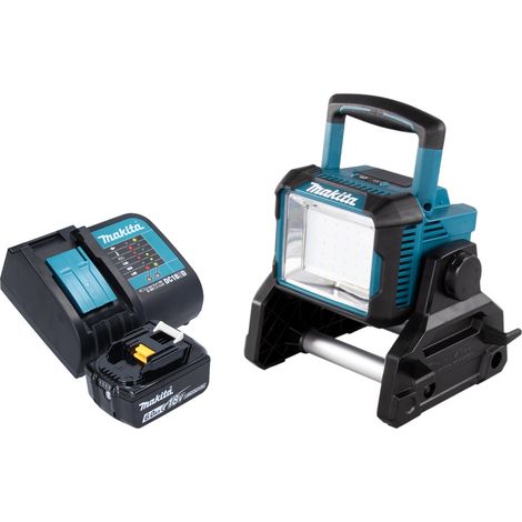 Makita DEADML 811 SG1 Akku Baustrahler 14,4 / 18 V 3000 lm LED + 1x Akku 6,0 Ah + Ladegerät