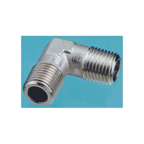Adaptateur fileté coudé Legris 0914 vers R 3/8 Mâle R 3/8 Mâle ( Prix pour Paquet de 3 )