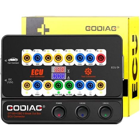 Conector de ECU, caja de conexiones OBDII, compatibilidad con vehículos, GT100Pro EU 220V (1/2)