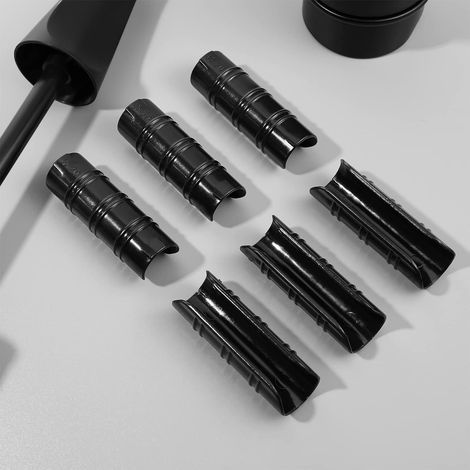 GENERIC-50 Pcs Bâtiments De Jardin Tube Clip Pc Serre Cadre Pinces De Tuyau Tube Film Clip Pour Serre Bannière Cadre Abris Noir 20mm (1/5)