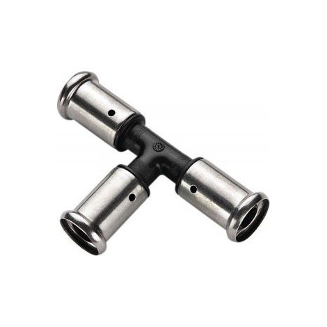 9PK raccordo Tee intermedio ø40x40x40 mm PVDF a pressare 9PK404040