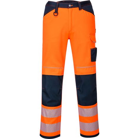 Pantaloni PW3 Hi-Vis Lavoro Arancione/Marina M - FR(44) - UK(34) (1/2)