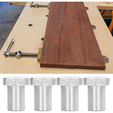 Begrenzungsblock aus Edelstahl Φ19 mm für Holztischplatten (1/5)