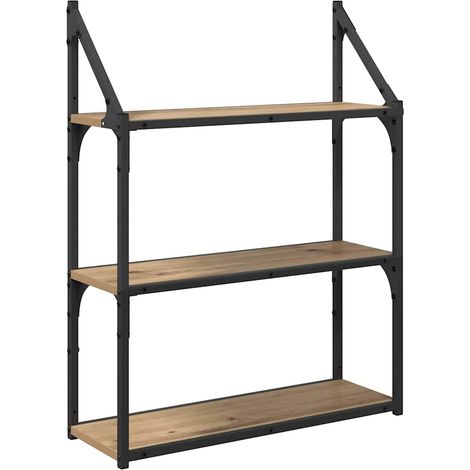 Maison Exclusive - Wandregal Artisan-Eiche 60 x 21 x 78,5 cm Holz