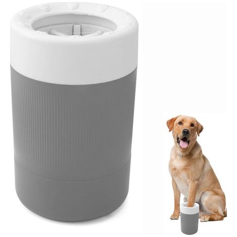 Nettoyeur de pattes pour chien – Nettoyeur de pattes pour chien – Conception détachable – Nettoyage rapide de la boue et de la saleté – Accessoire pour chien – Pour la maison, la voiture et les voyage