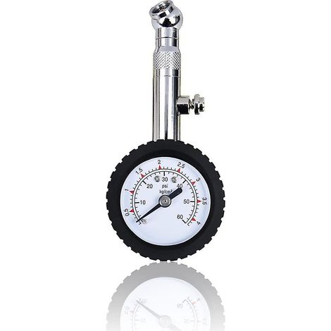 Digitales Reifendruckmessgerät, hochpräzises 60-psi-Reifendruckmessgerät, tragbares Druckmessgerät, digitales Druckmessgerät kompatibel mit Pkw, Lkw, SUVs, Inspektion (1/5)