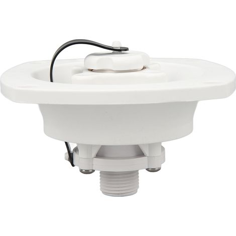 Wandmontierter Druckregler, 100 PSI bis 45 PSI, integriertes Rückschlagventil, auslaufsicher, druckgeregelter Wassereinlass, weiß (1/5)