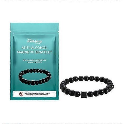 Bracelet magnétique anti-alcool, efficace pour réduire la consommation d'alcool. (1/4)